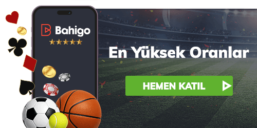 Bahigo Bonus ekranında yüksek oranlar ve spor ikonları